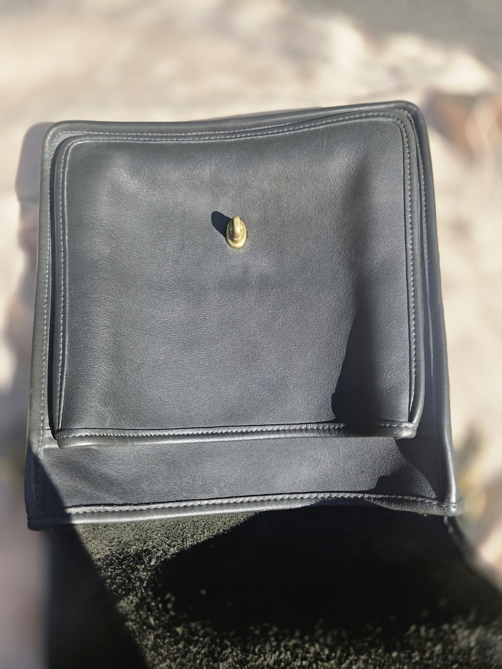 Rare Forest Green Coach Station Bag 5130 - Picture 13 of 15